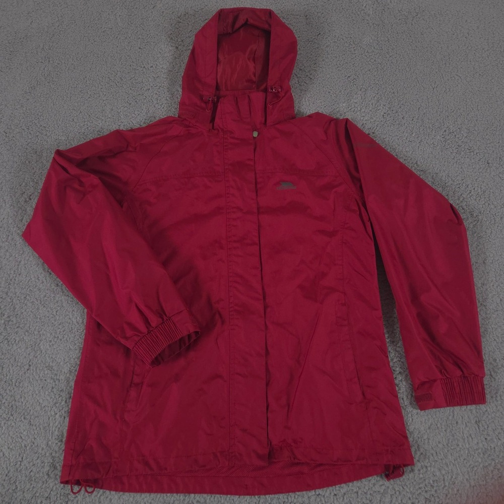 Trespass Jacket Mens Large Red Tres-Shield Waterproof Windproof Taped Seams TP50